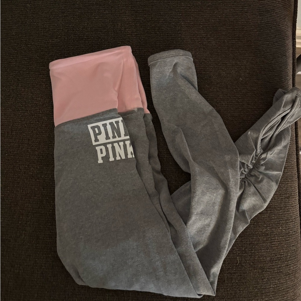 Pink and Gray Leggings